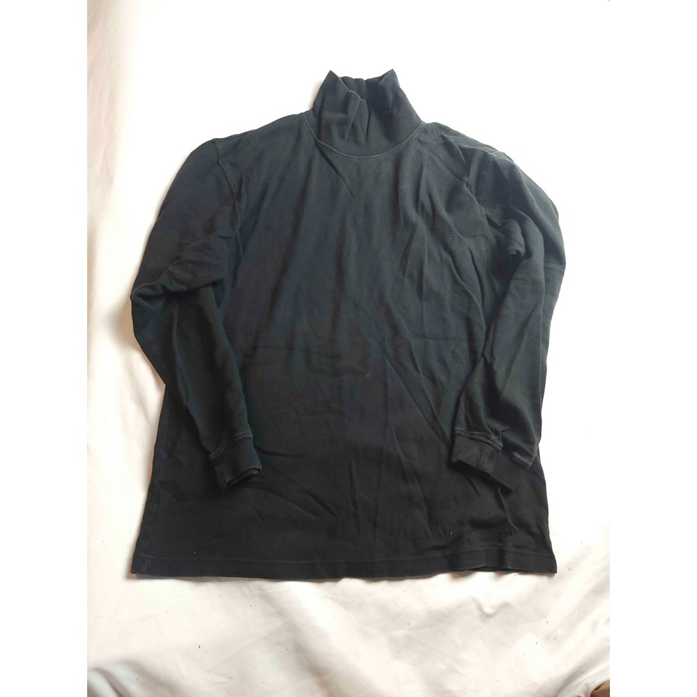 Ivy Crew Classics Turtleneck Shirt Mens Size 2XL Black Long Sleeve Mock Neck